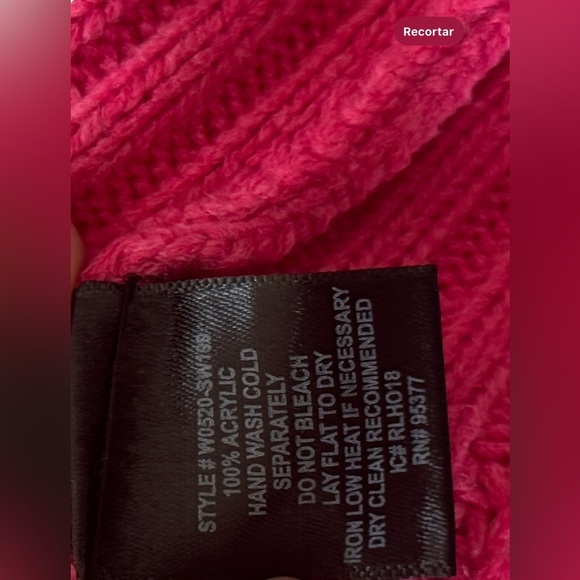 Sanctuary Pink Cowl Neck Sweater Chunky Knit New - Picture 11 of 11